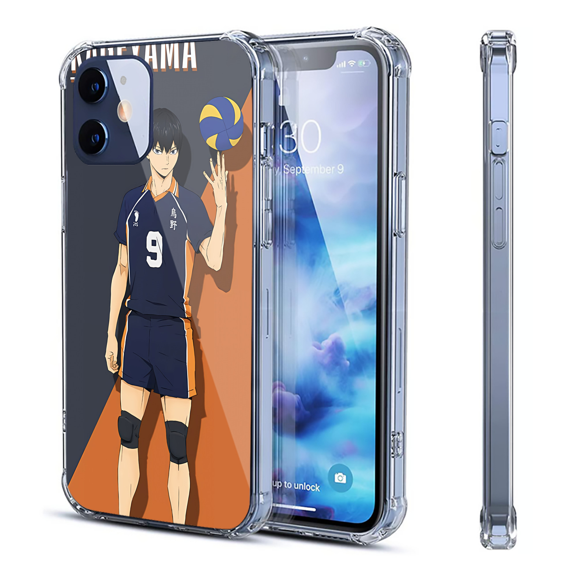 （画像用） ハイキュー!! Haikyu!! 【iPhone 12シリーズ対応】透明スマホケース（クリアソフトケース）